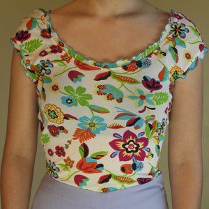 Floral Y2K Top